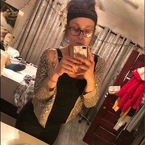 American Eagle Glittery Cardigan